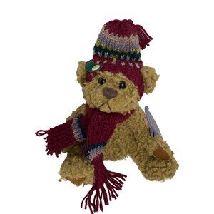 1996 Brass Button Collection Bear Dooley Hat & Scarf Pickford Bears S Christmas